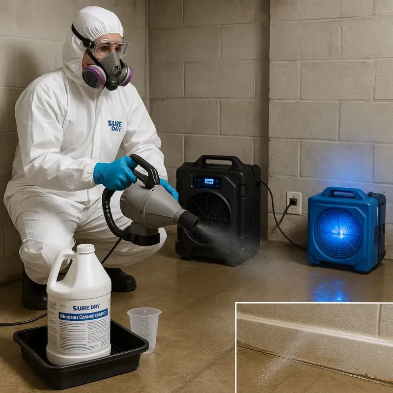 Sanitization and Odor Removal process in South Whitley, IN