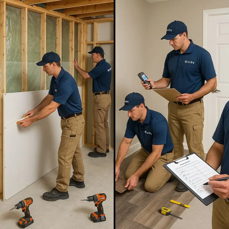 Repairs and Reconstruction process in South Whitley, IN