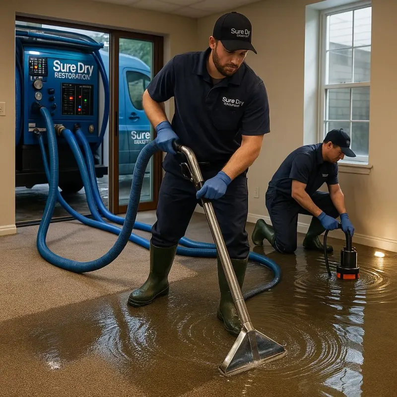 Water Extraction and Removal process in South Whitley, IN
